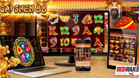 Explore lucky symbols of Chinese culture in Red Rake Gaming’s new Cai Shen 88 slot game