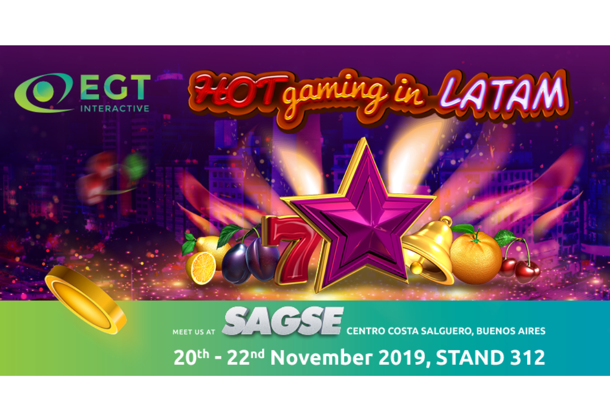 For 2nd year in a row SAGSE Expo in Buenos Aires welcome EGT Interactive