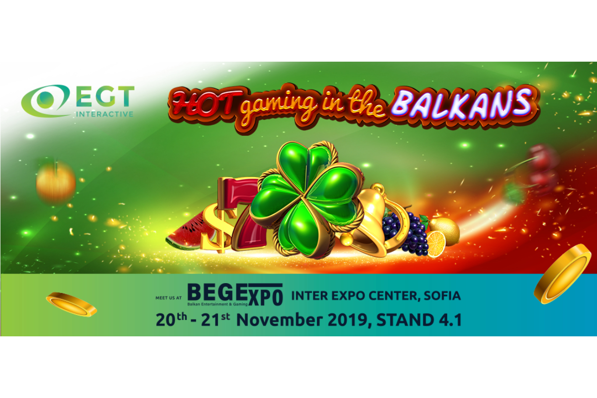 EGT Interactive will exhibit at the 12th BEGExpo in Bulgaria