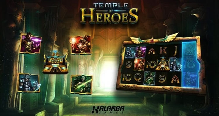 Kalamba Games launches new Temple of Heroes slot game