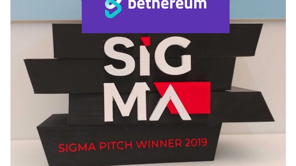 Bethereum Won SiGMA iGaming Best Startup 2019