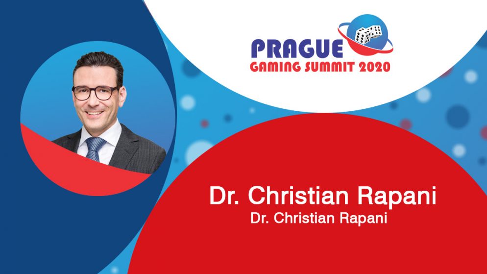 Prague Gaming Summit 2020 speaker profile: Dr. Christian Rapani (Attorney at Law at Dr. Christian Rapani) 