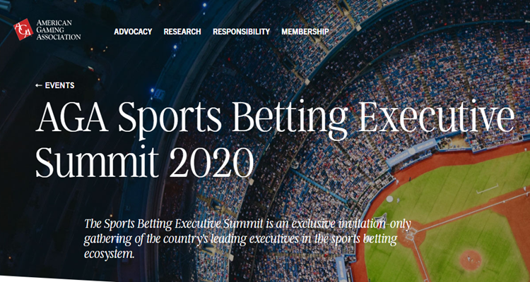 AGA Sports Betting Executive Summit 2020 set for March