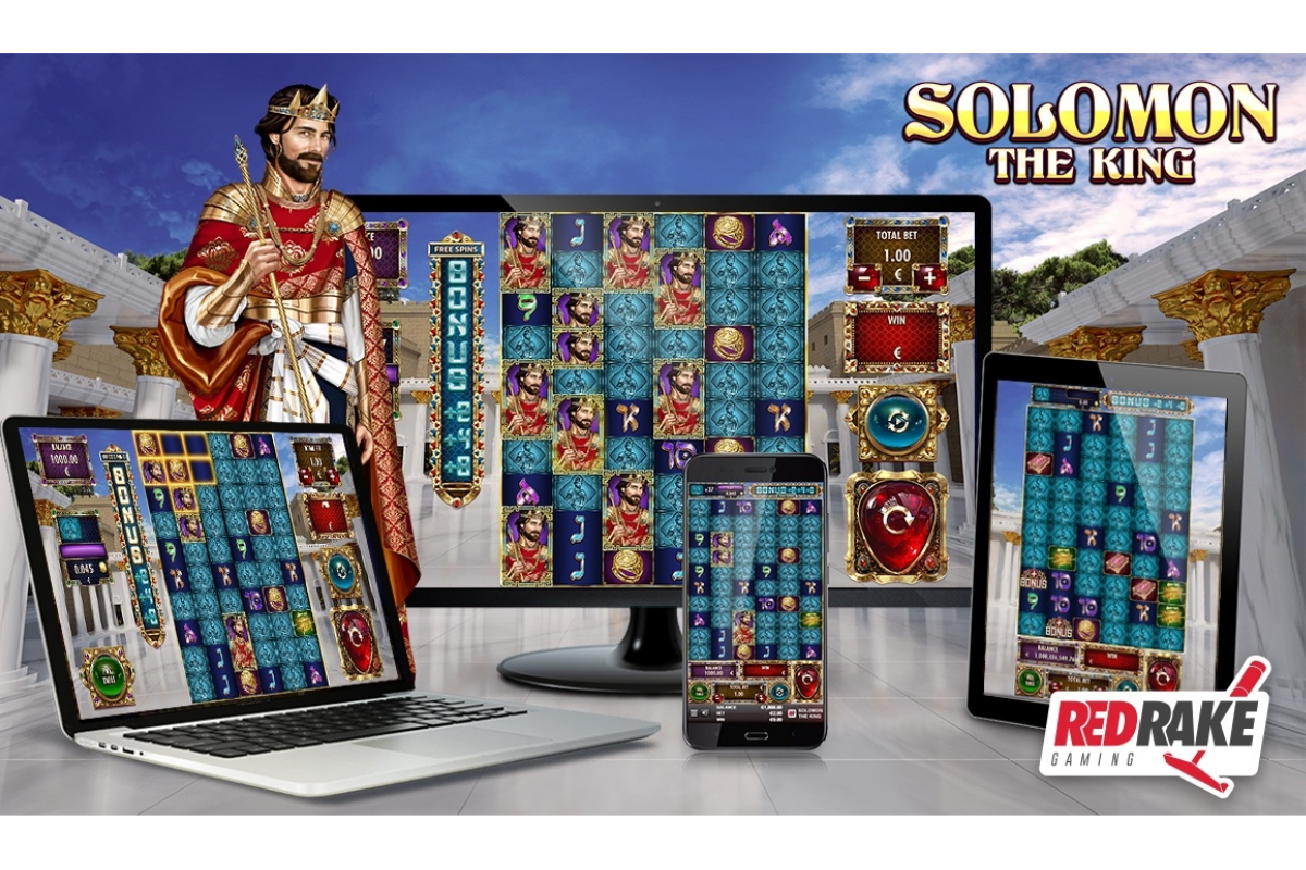 Solomon the King has arrived in the new video slot from Red Rake Gaming to provide all players with his power and wisdom