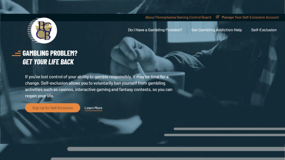 Pennsylvania Gaming Control Board Launches New Problem Gambling Website