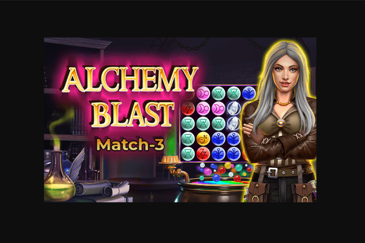 A new match-3 game by Skillzzgaming: ‘Alchemy Blast’ – a magical pursuit of enigmatic elements and elixirs