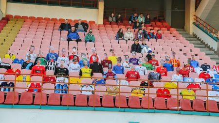 Fantastic! Virtual football fans in Belarus!