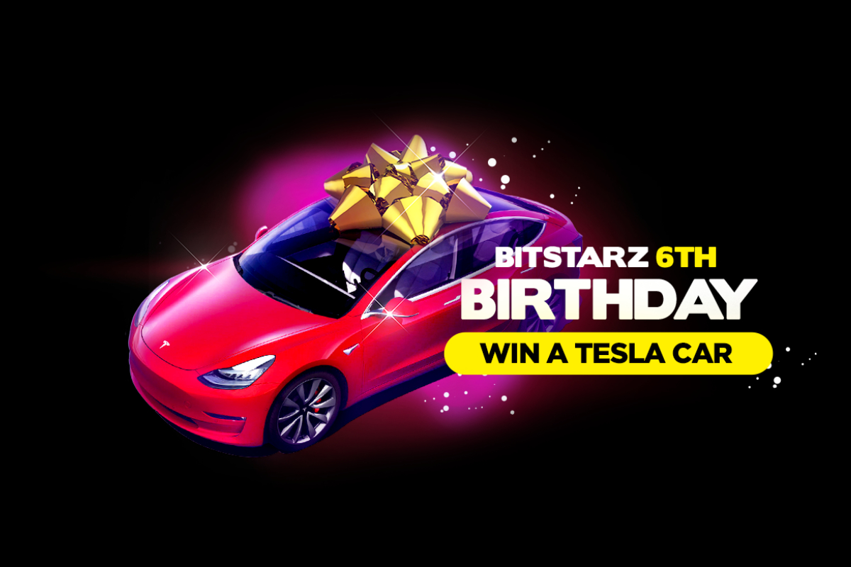Win A Brand New Tesla Model 3 with BitStarz Big Birthday Giveaway!
