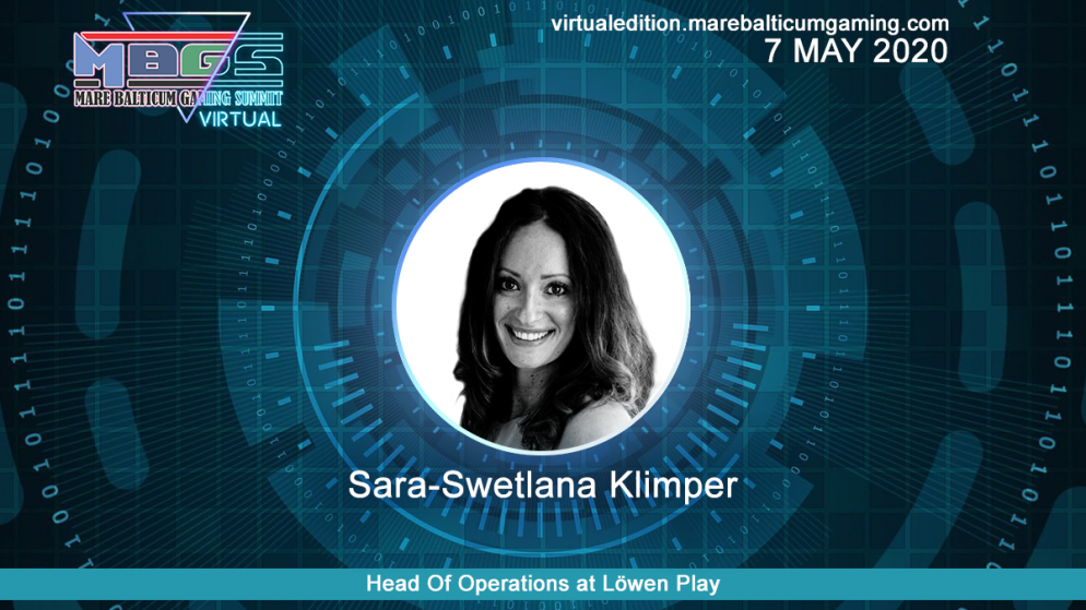 #MBGS2020VE announces Sara-Swetlana Klimper, Head Of Operations at Löwen Play among the speakers