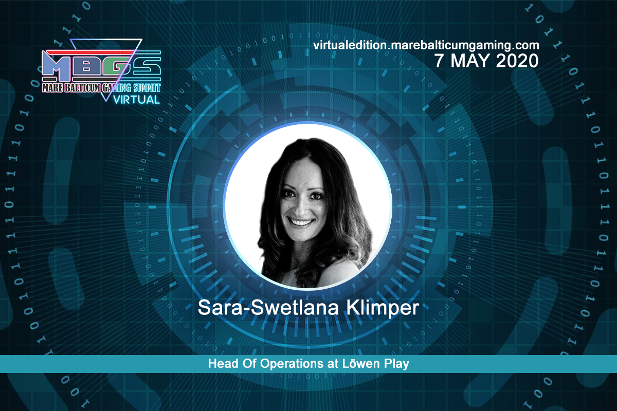#MBGS2020VE announces Sara-Swetlana Klimper, Head Of Operations at Löwen Play among the speakers