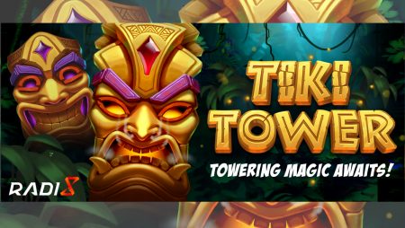 Tiki Tower, new game release by Radi8 with an extendable reel up to 80 pay-lines!