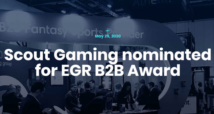 Scout Gaming nominated for EGR B2B Awards in Fantasy Sports Supplier category