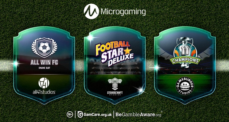 Microgaming adds trio of new and exclusive sports-themed titles to its content aggregation platform