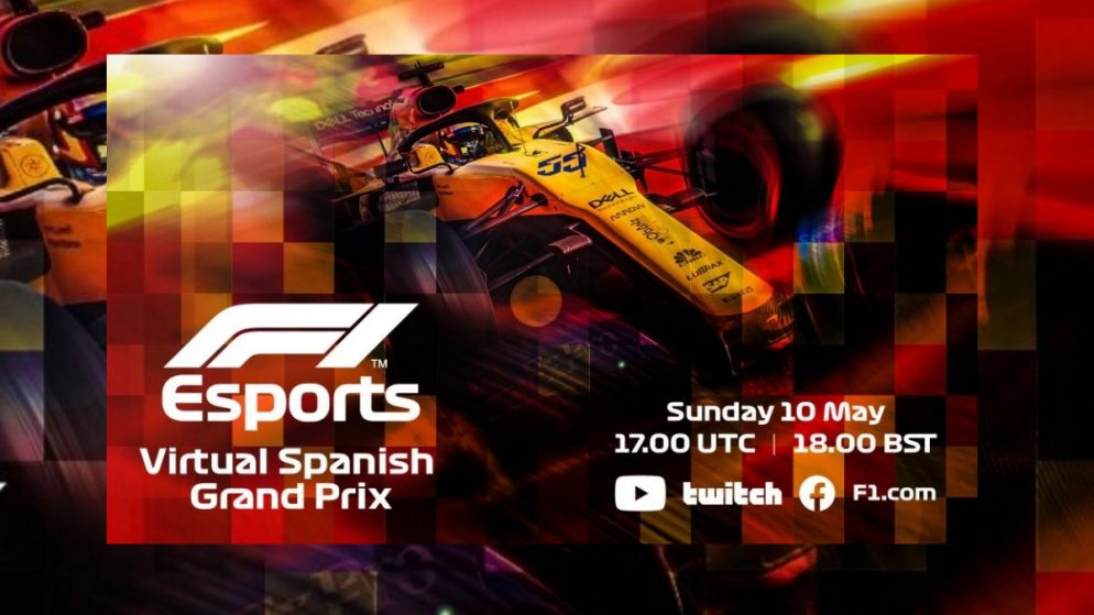 Formula 1 drivers line-up alongside footballing stars for Virtual Spanish Grand Prix