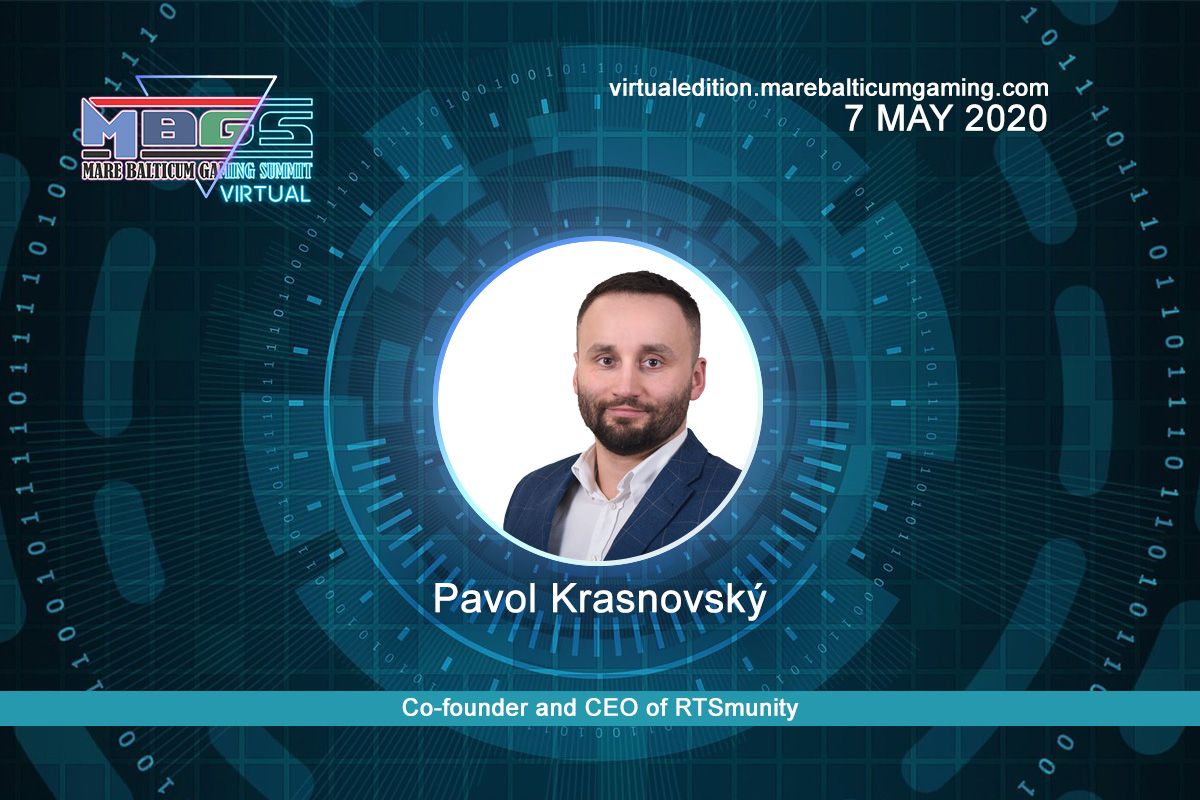 Pavol Krasnovský (Co-Founder and CEO at RTSmunity) among the speakers at #MBGS2020VE