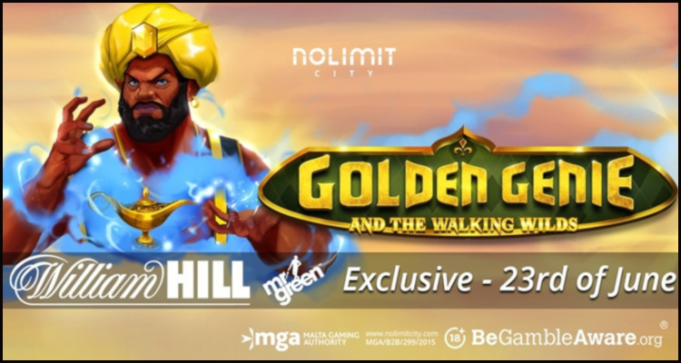 Golden Genie and the Walking Wilds premiered by Nolimit City Limited