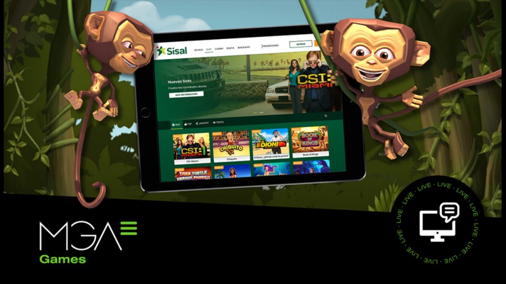 Sisal opt for MGA Games to increase its presence in the Spanish market