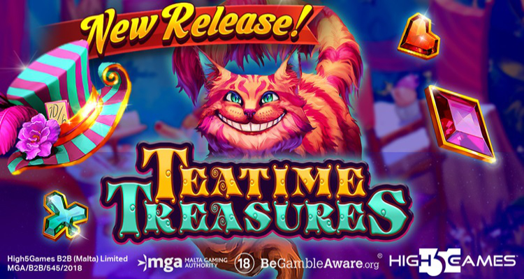 H5G debuts new Wonderland-themed video slot Teatime Treasures
