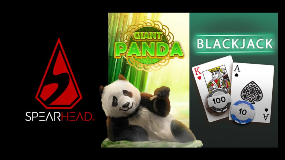 Spearhead Studios releases Blackjack and Giant Panda slot