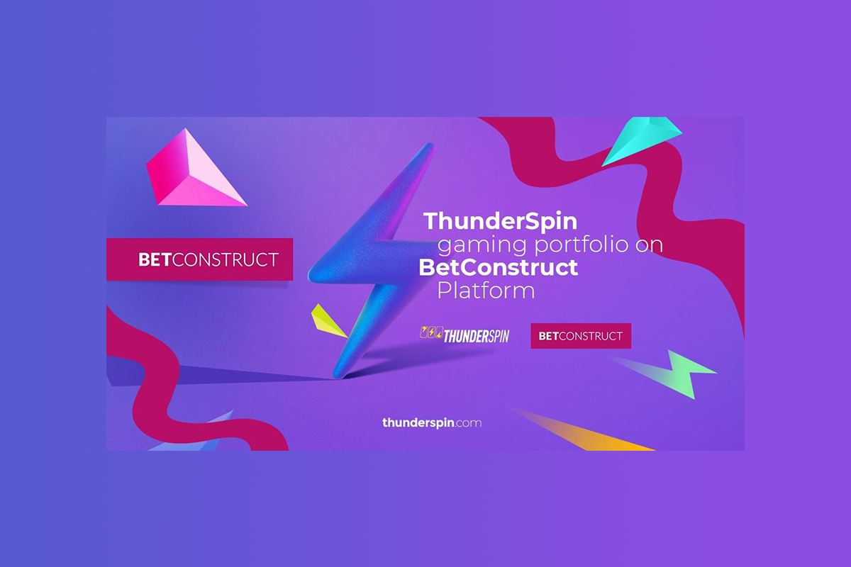 ThunderSpin and BetConstruct strike 25+ game content agreement