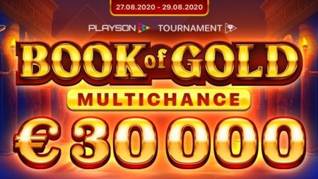 Playson adds Book of Gold: Multichance to popular series: exclusive slot for tournament offering €30,000 prize pool