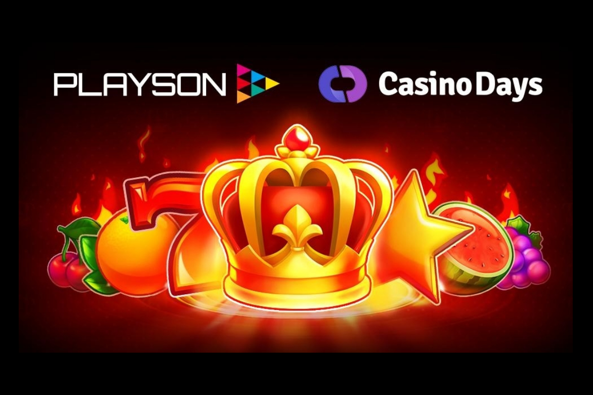 Playson signs content deal with Casino Days