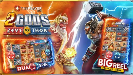 4ThePlayercom launches online slot 2 Gods Zeus vs Thor with world-first innovation DUAL SPIN
