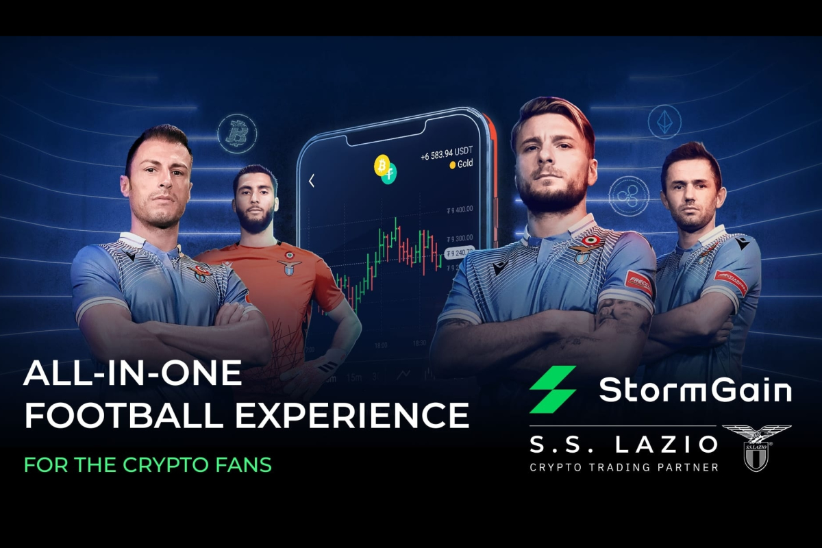 StormGain Signs Long-Term Partnership with Serie A’s SS Lazio