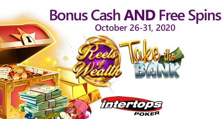 New deposit bonus and spins deal at Intertops Poker this week