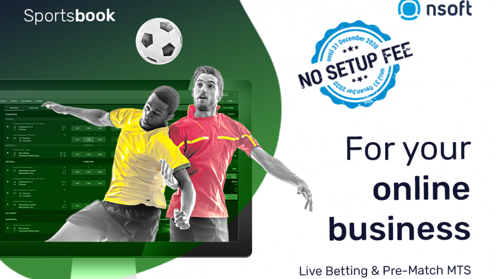 NSoft Sportsbook  for online operators’ business without setup fee
