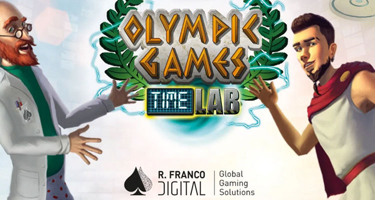 R. Franco Digital releases new TIME LAB II-Olympic Games online slot game