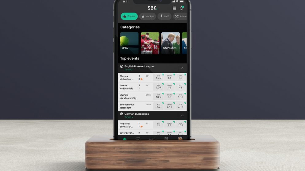 Best-price sportsbook app SBK joins Oddschecker grid