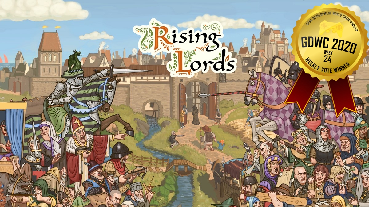 Rising Lords Takes First Place in the Game Development World Championship Strategy Games Weekly Vote!
