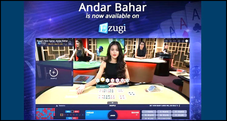 Ezugi launches latest OTT live-dealer variant in Andar Bahar