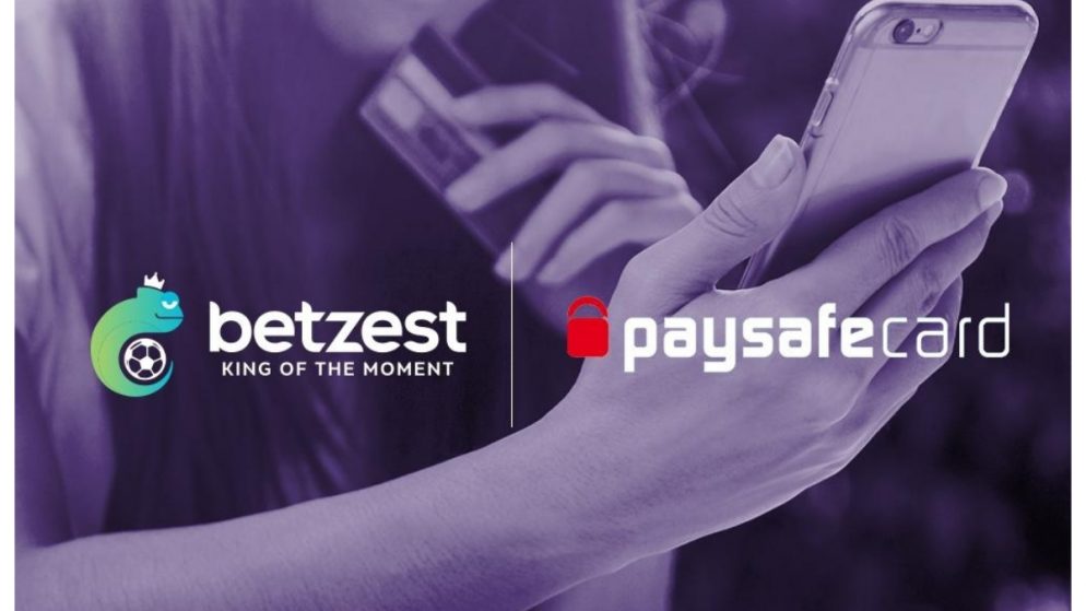 Online Casino and Sportsbook BETZEST™ goes live with payment provider Paysafecard