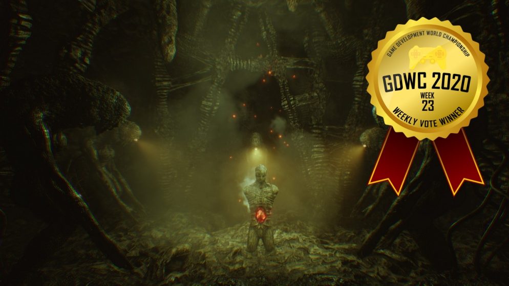 Dark Fracture comes first in the Game Development World Championship Horror Games Weekly Vote!
