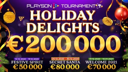 Playson unveils new €200,000 Holiday Delights tournament series