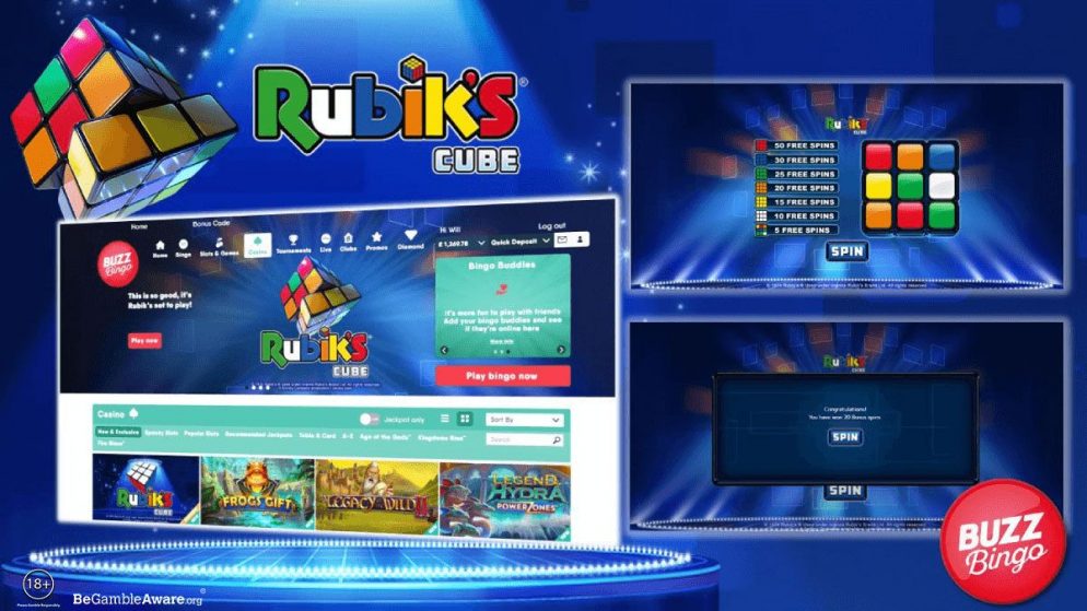Playtech launches new Rubik’s® Cube slot