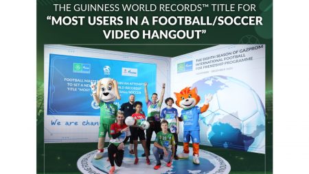Gazprom International Children’s Social Programme Football for Friendship sets a new GUINNESS WORLD RECORDS™ title