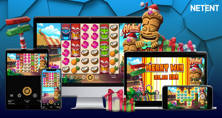 NetEnt revamps popular Aloha! Cluster Pays online slot for the holidays with Aloha! Christmas