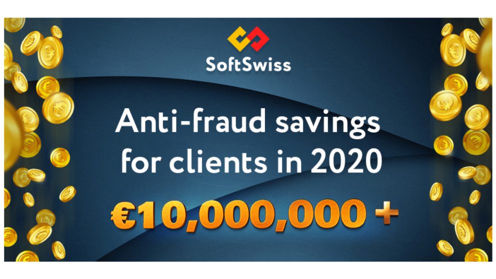 SoftSwiss saves its clients over 10 million euro in 2020 via its Anti-Fraud Service