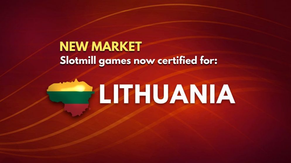 Slotmill games certified for Lithuania
