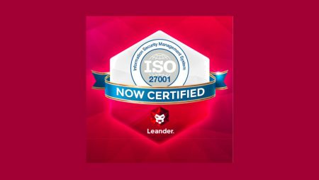 Leander awarded coveted ISO 27001:2013 Certification for ISMS