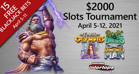 Intertops Poker featuring new online slot tournament this week