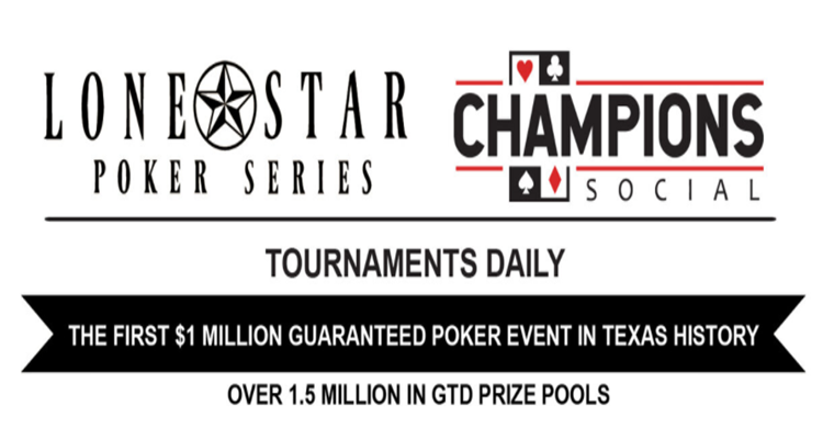 Houston’s Champion Poker Club to host Lonestar Poker Spring Series featuring over $1.5 m in prize money