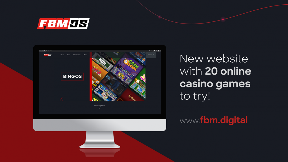 FBM Digital Systems has a new website with 20 online casino games to try