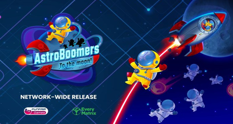 FunFair launches new AstroBoomers: To the Moon! online slot network wide