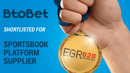 BtoBet Shortlisted at EGR B2B Awards 2021