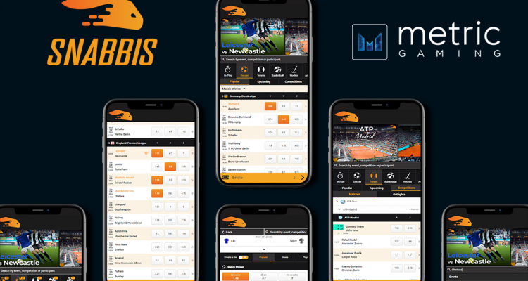 Snabbis.com Launches Complete Sportsbook through Metric Gaming’s Sportsbook Platform and Technology Services