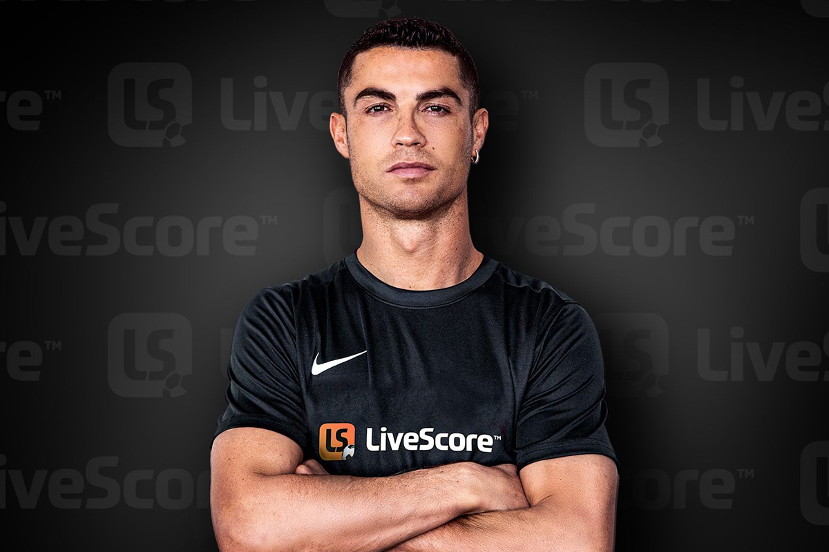 Cristiano Ronaldo Becomes Global Brand Ambassador of LiveScore